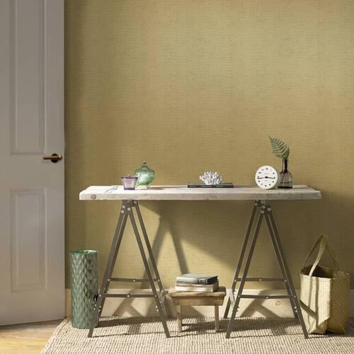 Vliestapete Goldfarben, 52x1000 cm - Goldfarben, Basics, Papier/Kunststoff (52/1000cm)