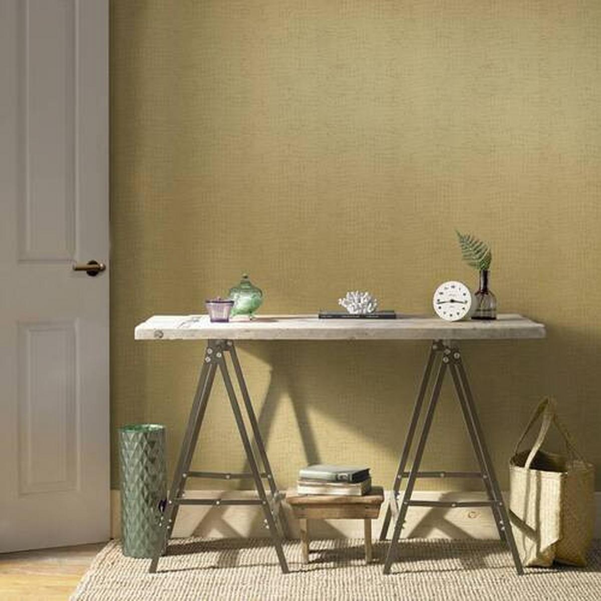 Vliestapete Goldfarben, 52x1000 cm - Goldfarben, Basics, Papier/Kunststoff (52/1000cm)