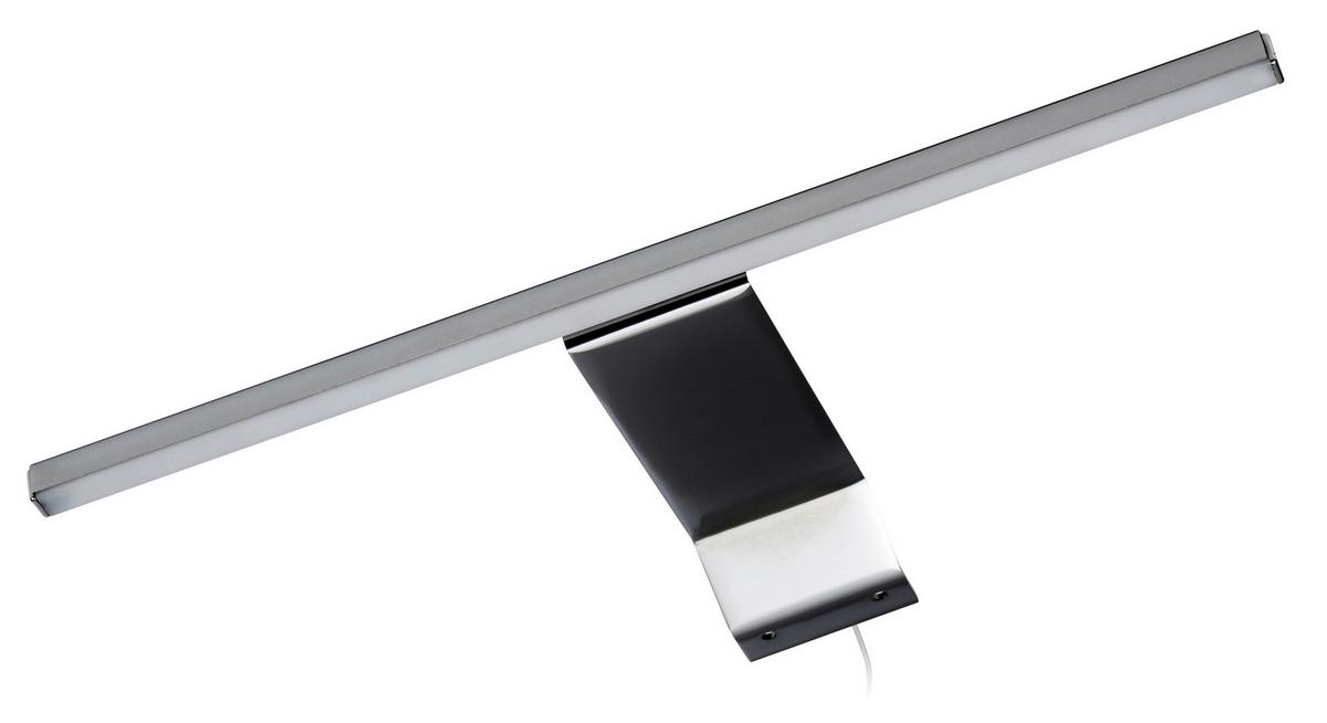 Aufbauleuchte B: 34 cm Chromfarben 3,4 W Led - Chromfarben, Basics, Metall (34/3,5/16,5cm) - MID.YOU