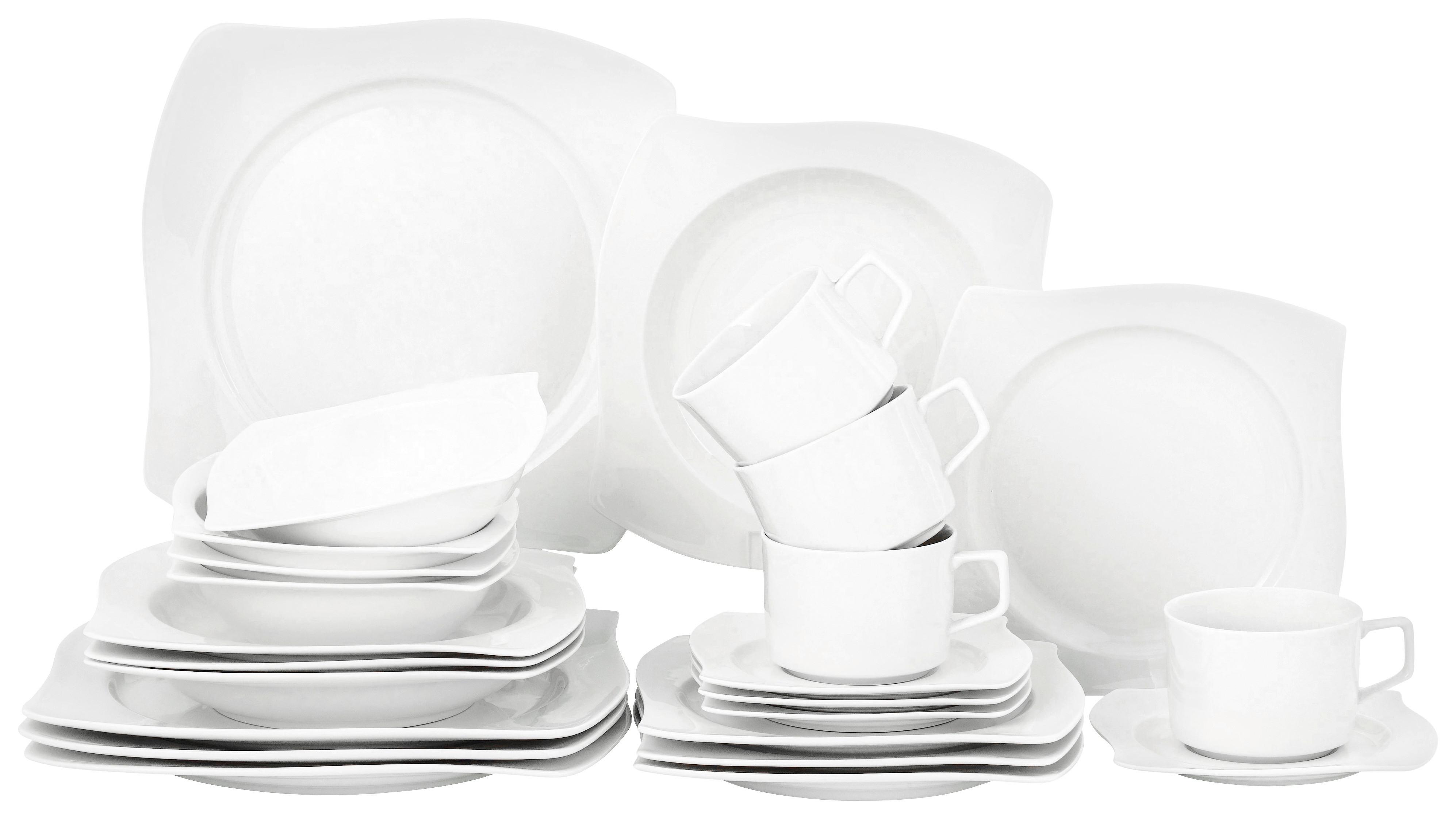 Kombiservice Katalina - Weiß, Basics, Keramik (42/17.5/28cm) - James Wood