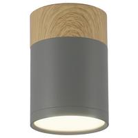 Deckenleuchte 2284262 Tuba - Blaugrau, Natur, Metall (6.8/6.8/10cm)