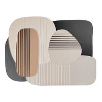 Akustický panel MARLA - hnedá/čierna, textil (120/90cm) - Mömax