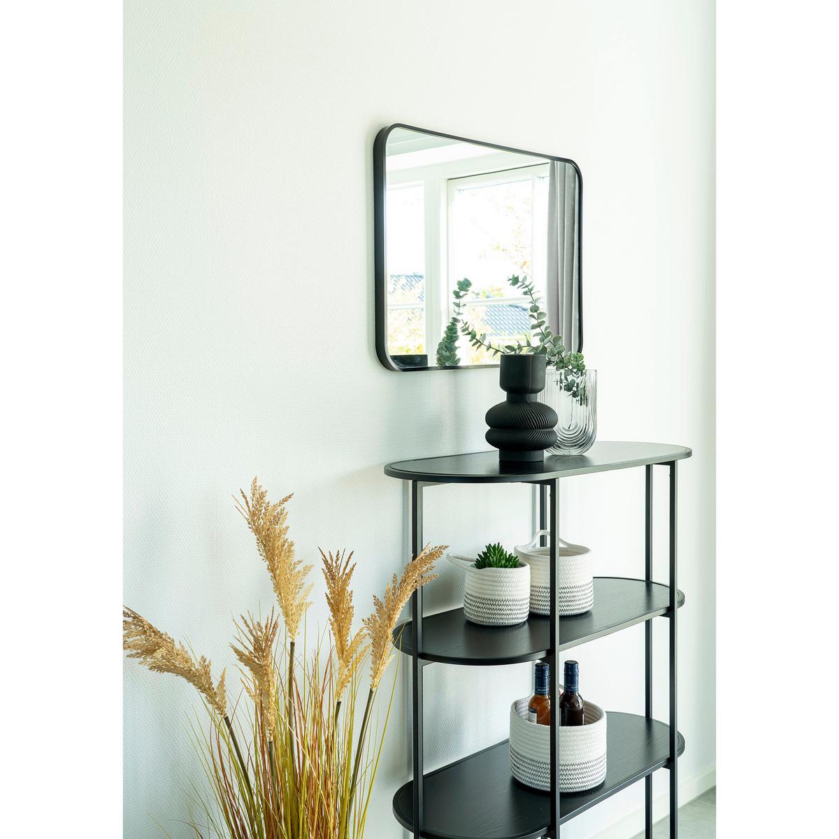Standregal Vita Schwarz B: 85cm - Schwarz, Design, Holzwerkstoff (85/111/36cm) - MID.YOU