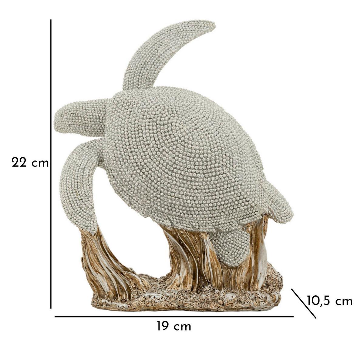 Skulptur Kunststoff, Silver - Basics, Kunststoff (19/22/10.5cm)