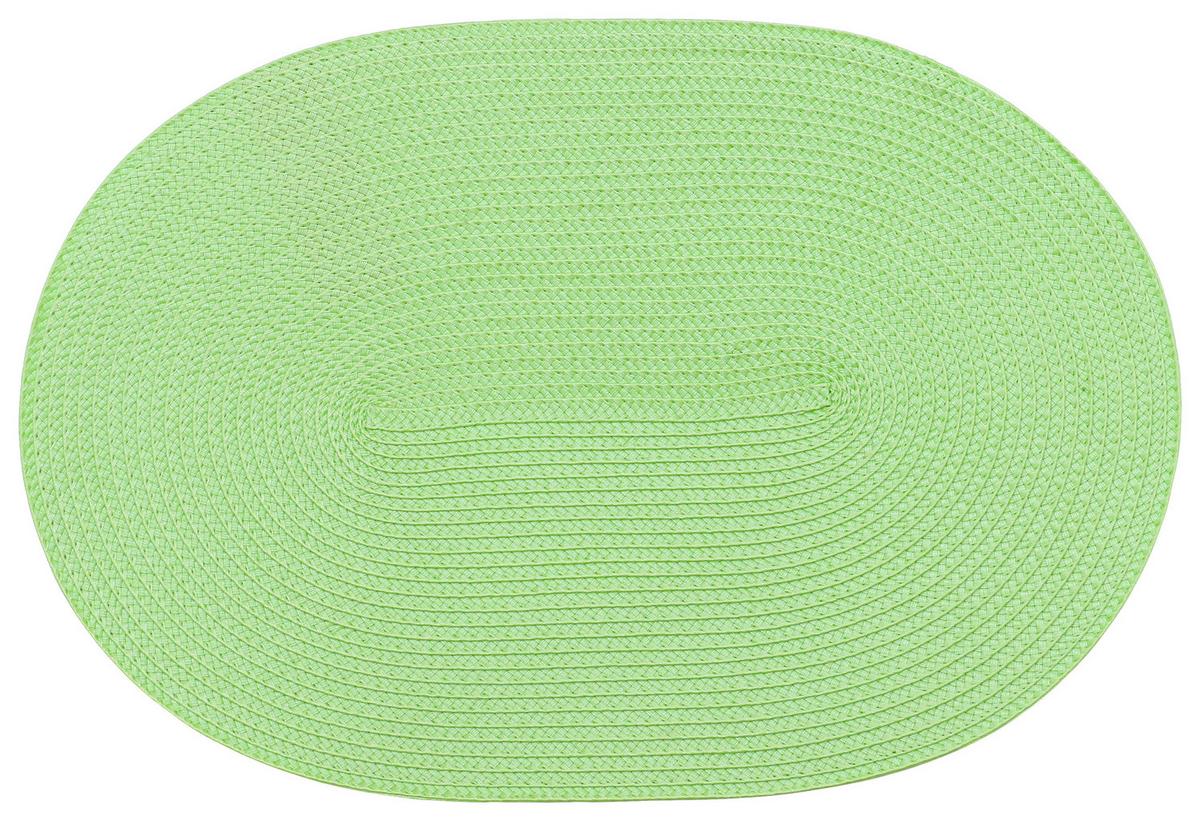 Étkezőalátét Martina - fekete/világoszöld, Konventionell, műanyag - Ondega