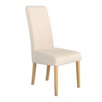 STUHL ROKO - Eichefarben/Beige, MODERN, Holz/Textil (46/101/62cm)