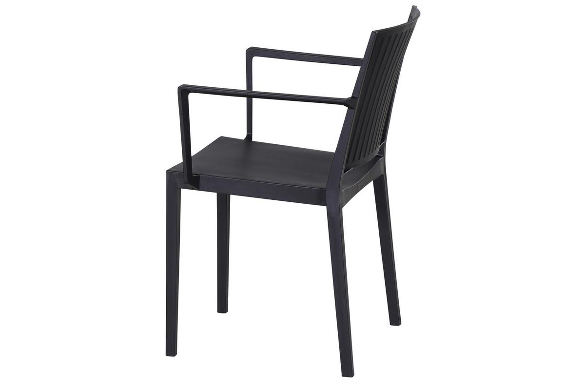 Stapelstuhl T20106 - Anthrazit, Basics, Kunststoff (57/80/56cm) - Siena Garden