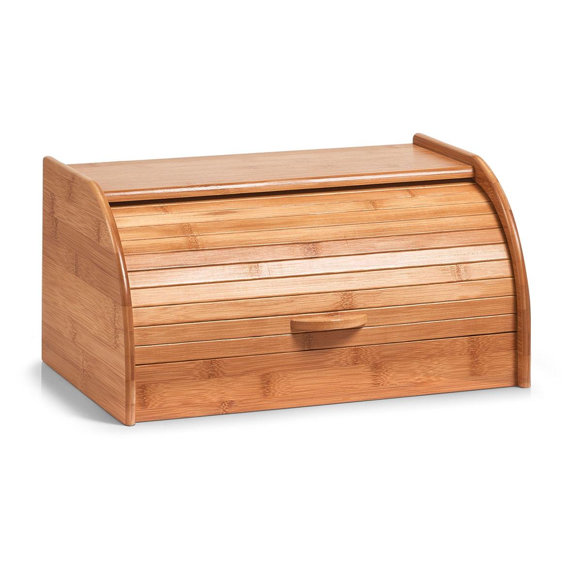 Brotkasten Naturfarben B: 40 cm - Naturfarben, Basics, Holz (40/26/20cm) - Zeller Present