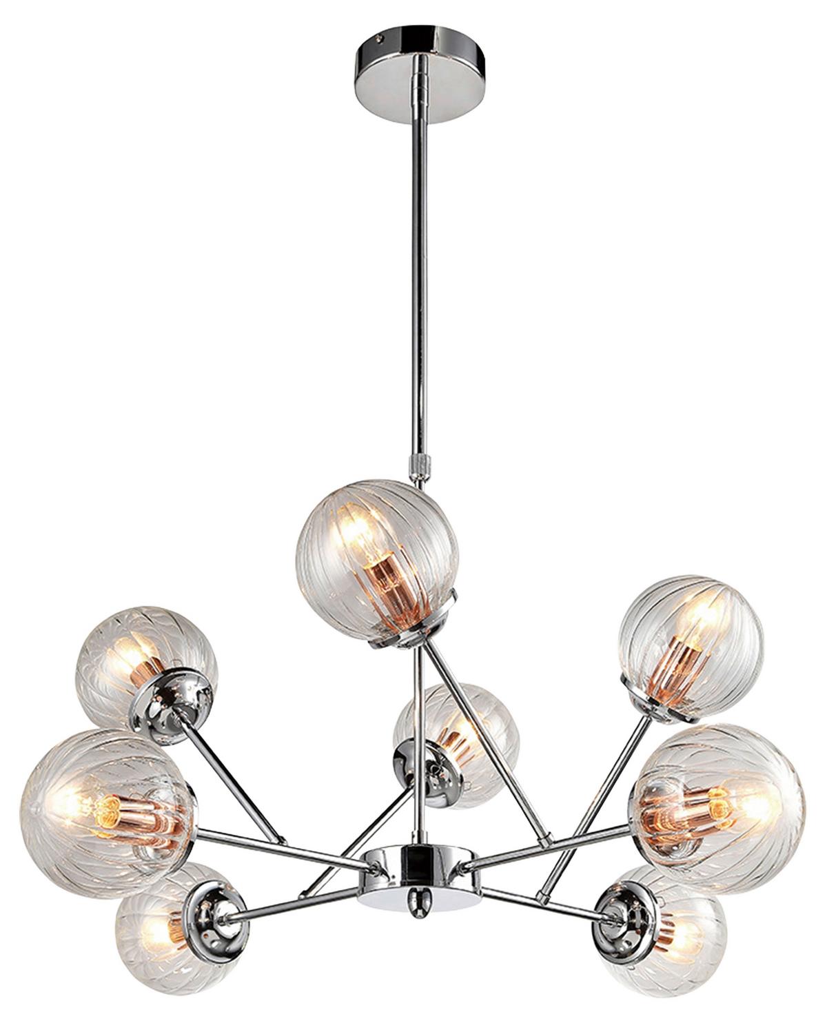 Pendelleuchte 38-67289 Best - Chromfarben, Design, Metall (75/70cm)