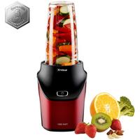 Smoothie Maker Energy Boost Rot/schwarz 1000 W, Mit Becher - Rot/Schwarz, MODERN, Kunststoff (16/18/20,5cm) - Trisa Electronics
