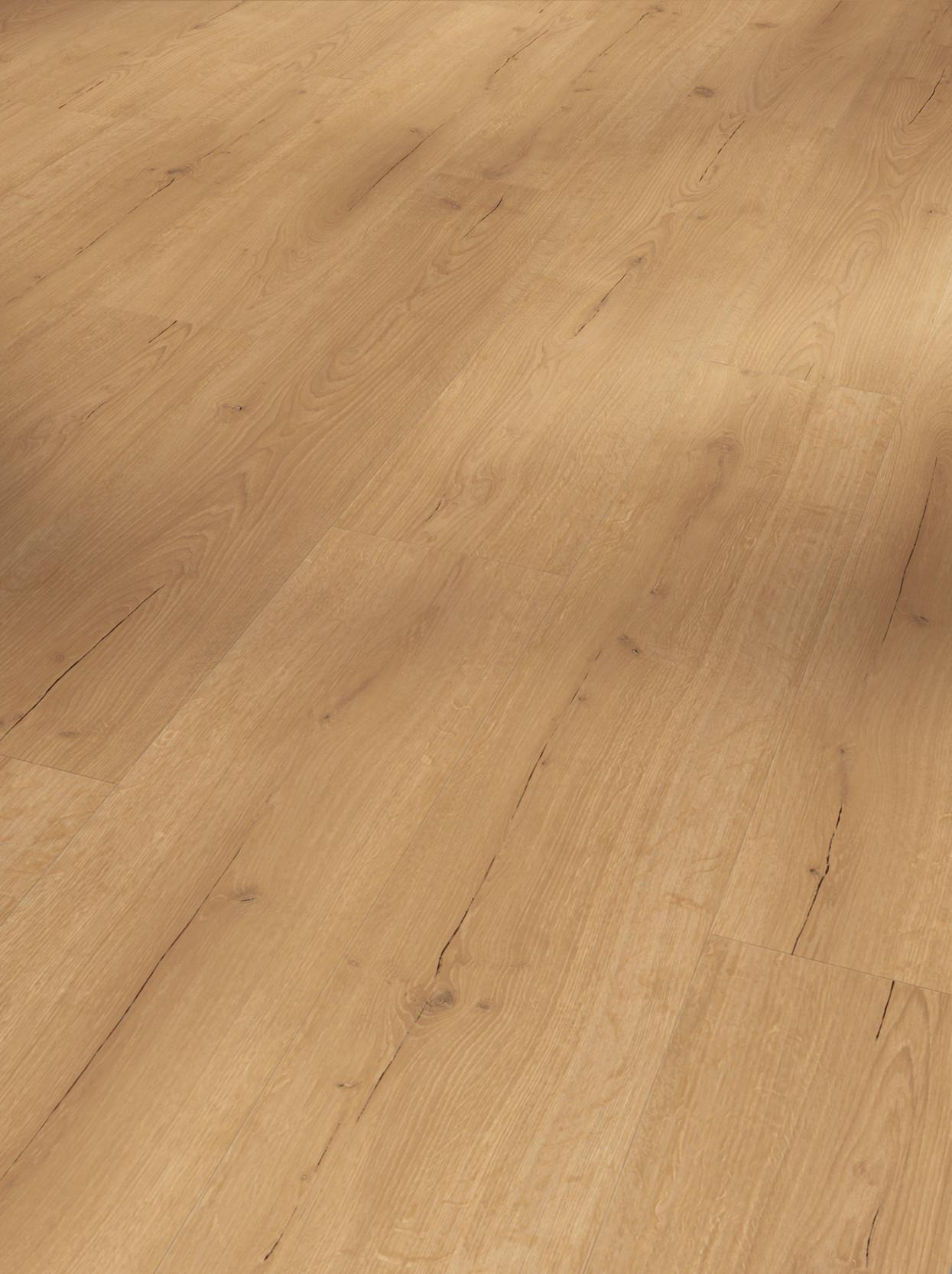 Designboden Eichefarben /braun Lhd. Stärke 9,4mm - Eichefarben/Braun, Basics, Holzwerkstoff/Kunststoff (120,7/21,6/0,94cm) - Parador