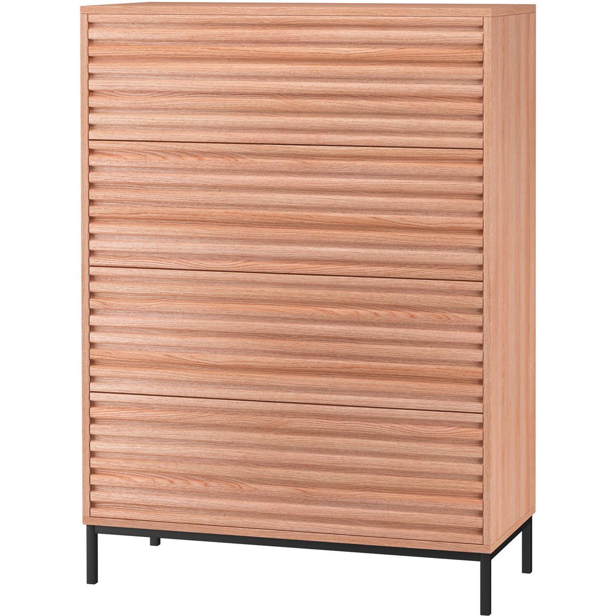 Highboard Celine Naturfarben B: 80 cm - Naturfarben, Design, Holzwerkstoff (80/110/35cm) - MID.YOU