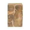 Beistelltisch aus Teakholz Radix, Natur - Naturfarben, Natur, Holz (30/30/45cm) - Kayoom