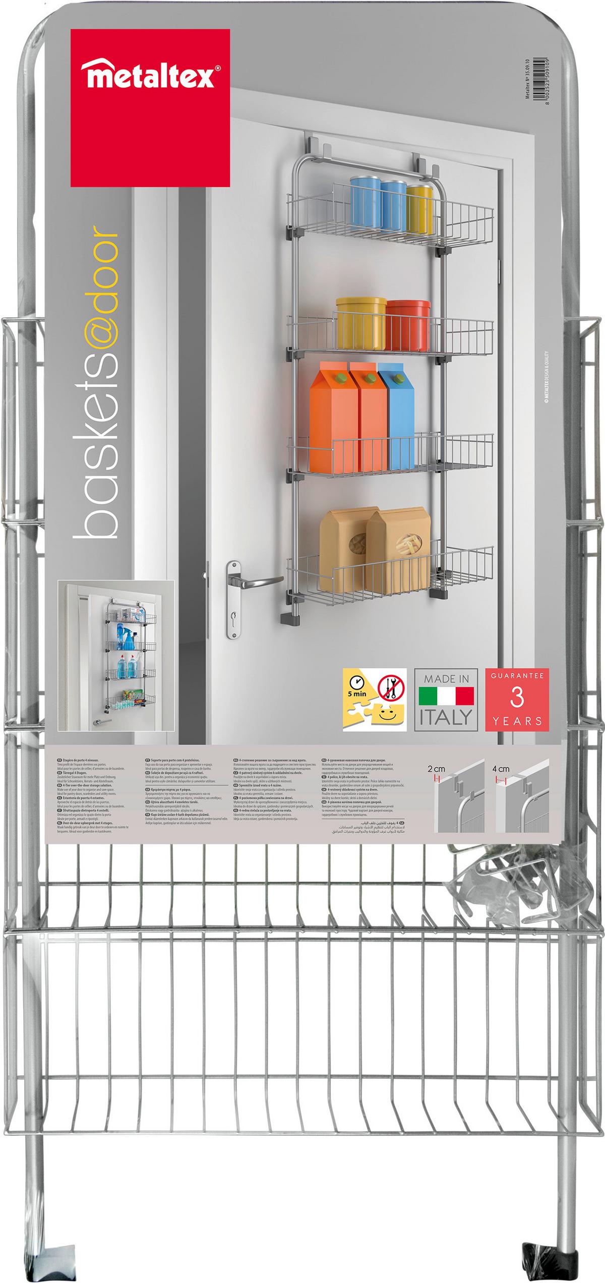 Tárolópolc Ajtóra Basket Door - Konventionell (45/103/17cm)