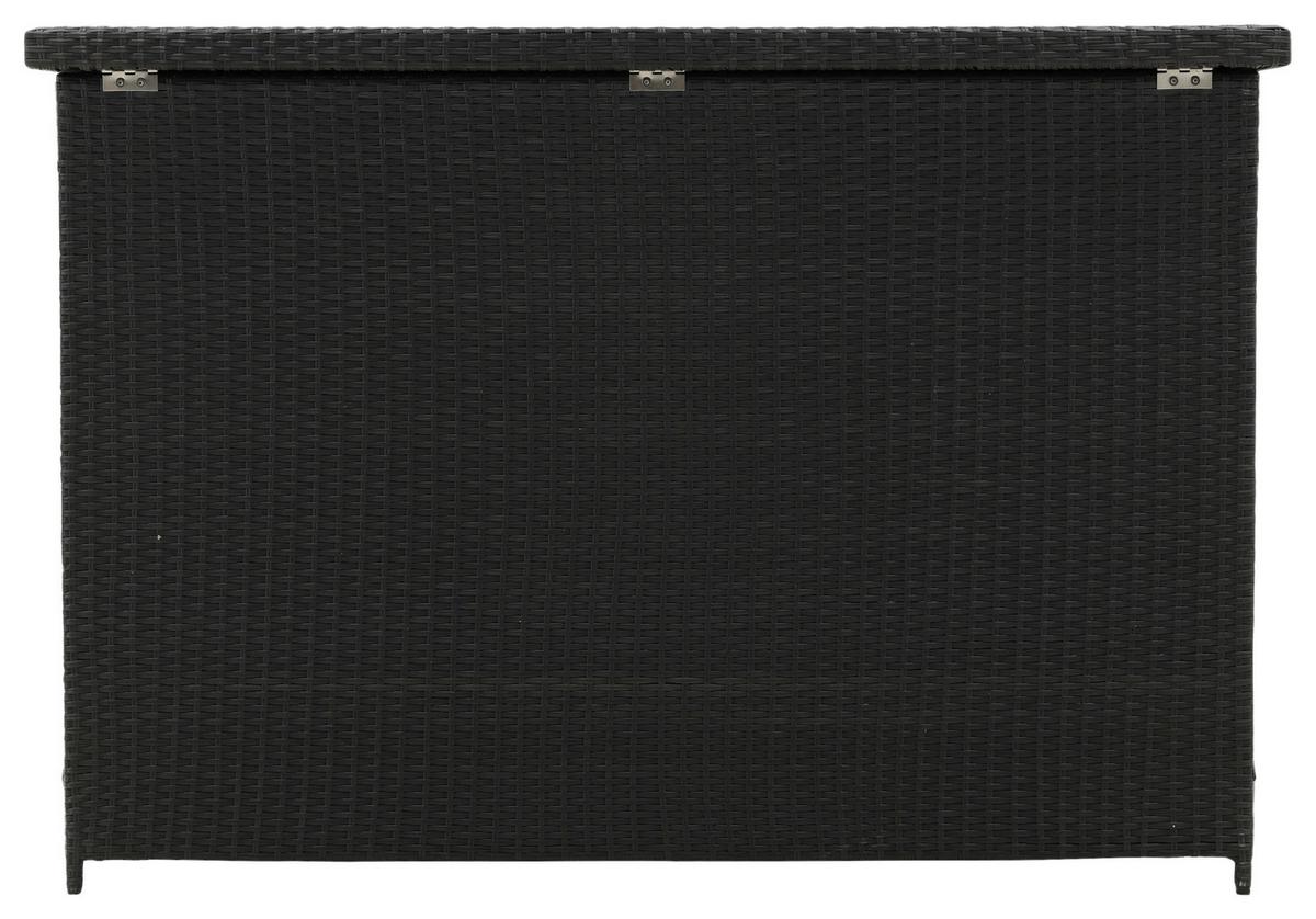 Kissenbox Amazon - Schwarz, KONVENTIONELL, Kunststoff (150/100/90cm) - Gardenson