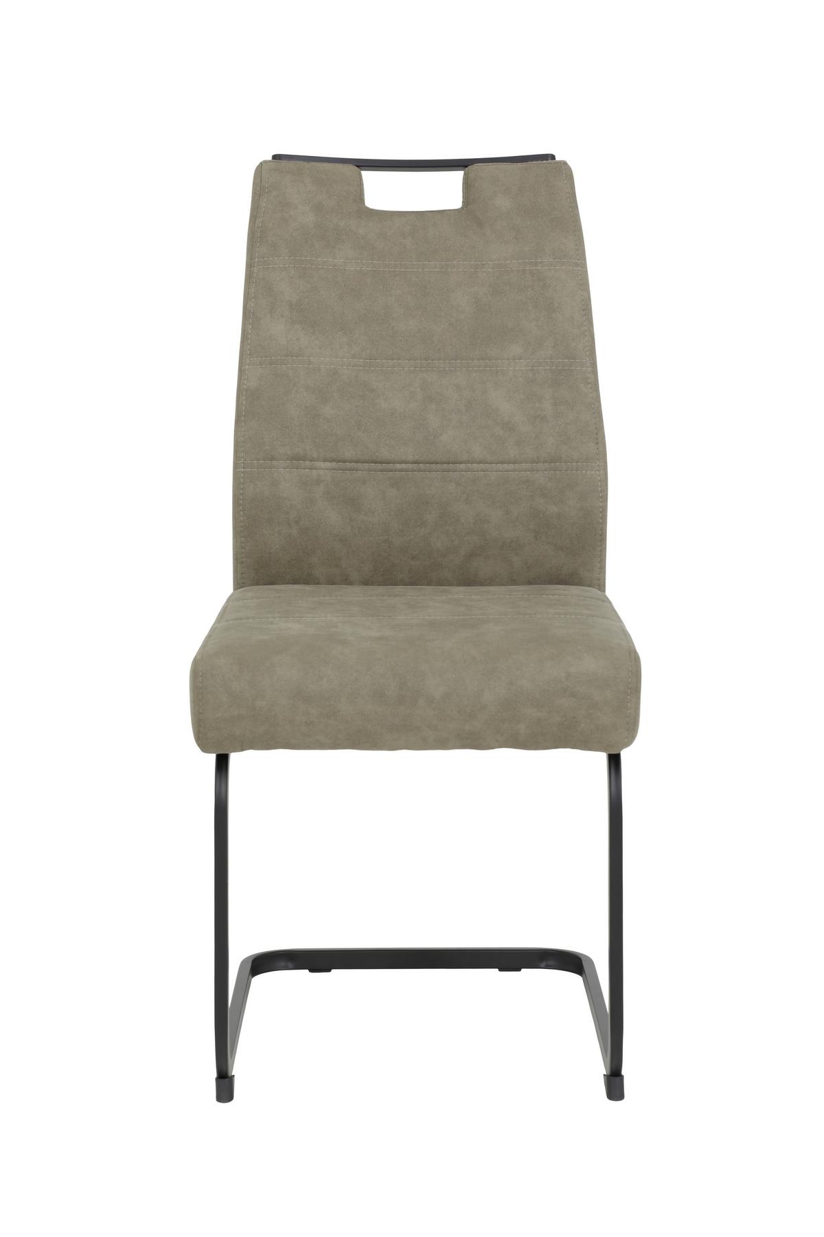 Tischgruppe Atlanta I G - Schlammfarben/Eiche Artisan, MODERN, Holzwerkstoff/Textil (160 - 210/75/90cm) - MID.YOU