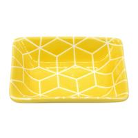 Snackschale Porzellan Gelb Aurelio L/B/H 9,9x7,7x2,6 cm - Gelb, Design, Keramik (9,9/7,7/2,6cm) - Luca Bessoni