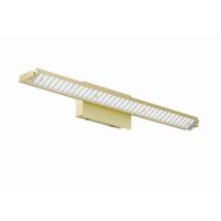 LED-Wandleuchte Pare 1-Flammig Farbtemperaturwechsler dimmbar - Messingfarben/Weiß, Design, Kunststoff/Metall (60/10cm) - Fischer & Honsel