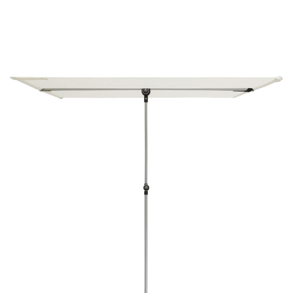 Sonnenschirm Active B/h/t: 180x270x130cm Naturfarben - Alufarben/Naturfarben, MODERN, Textil/Metall (180/270/130cm) - Doppler