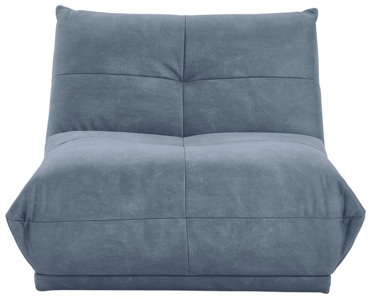 Modul Sofa Giselle 2er Sofa B: 105 cm Blaugrau - Blaugrau, Trend, Textil (105/80/112cm) - Livetastic
