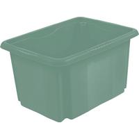 Aufbewahrungsbox Emil Stapelbar Kunststoff - Grün, KONVENTIONELL, Kunststoff (41/34,5/22cm)