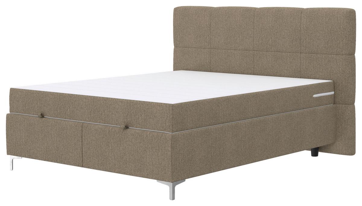 Box Ágy Kimi 160/200 Cm - szürkésbarna, Modern (160/200cm)