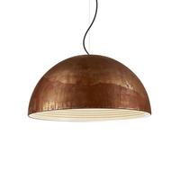 Hängeleuchte Corten Rostfarben D: 50 cm - Rostfarben, KONVENTIONELL, Metall (50/54-22,9cm) - Ideal Lux