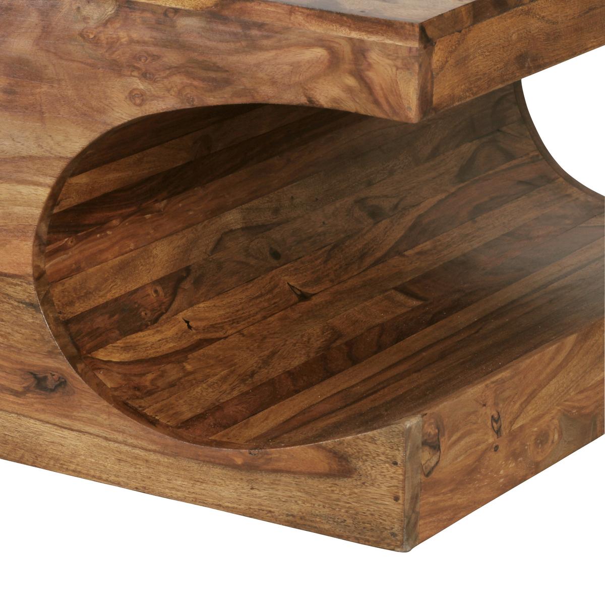 Couchtisch Wl1.521 - Sheeshamfarben, Design, Holz (118/70/38cm) - MID.YOU