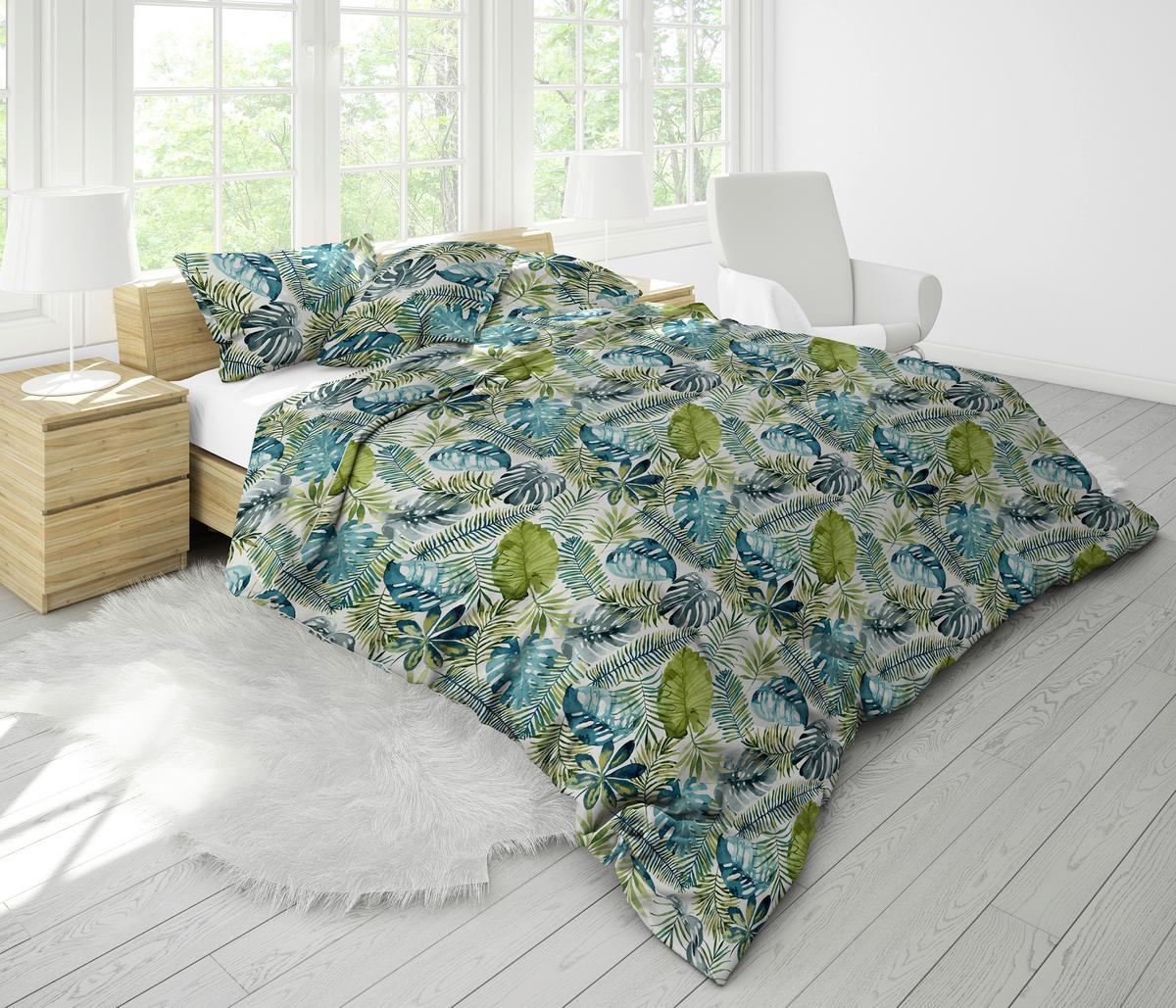 Nyári Takaró Dzsungel Kb. 140/200cm - zöld (140/200cm)