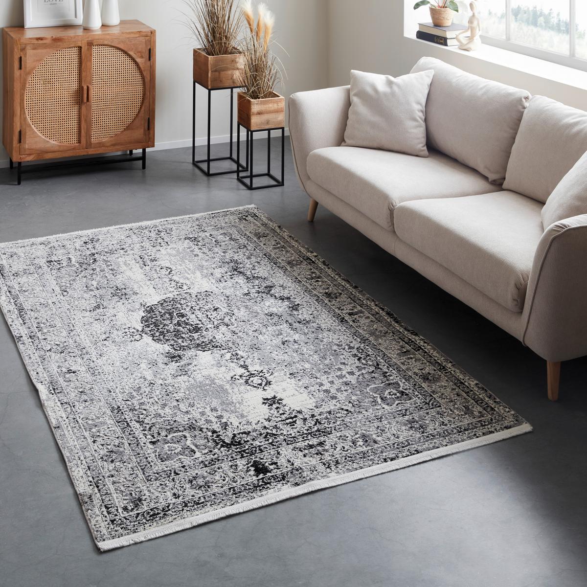 TKANÝ KOBEREC Marcus 2, 120/170cm - krémová/světle šedá, textil (120/170cm) - Mömax