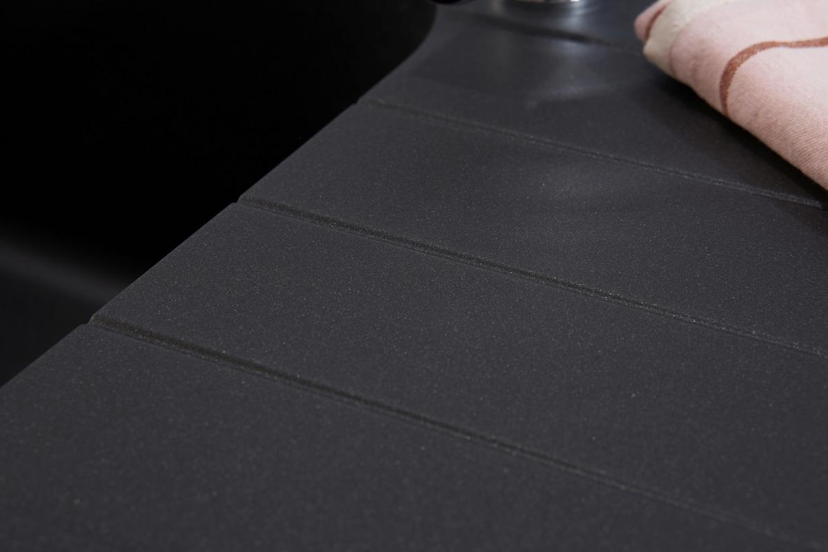 Spüle Respekta Stein Bxt: 100x50 Cm - Schwarz, Trend, Stein (100/22,5/50cm) - Respekta