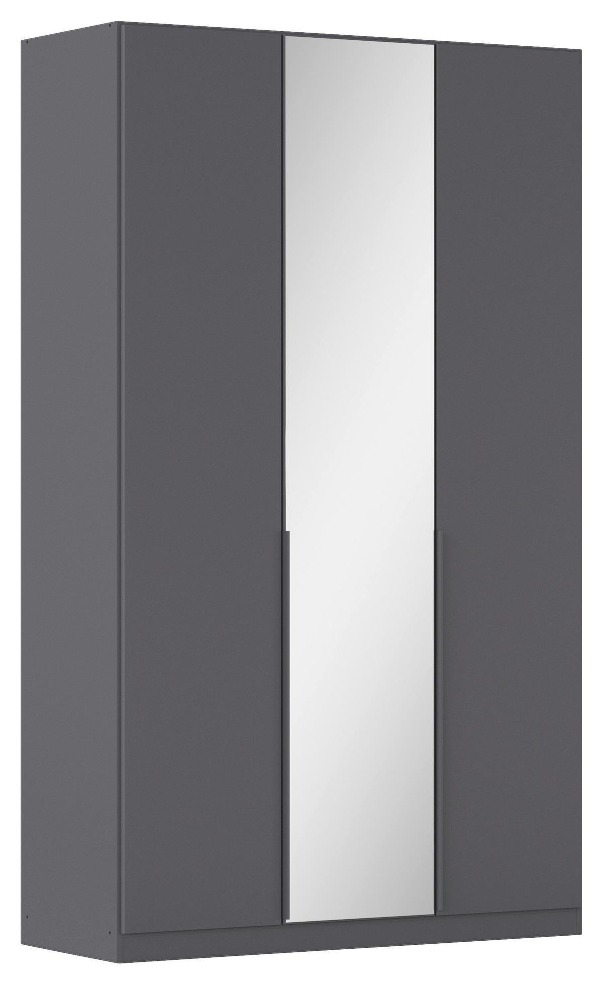 Drehtürenschrank Alabama Grau Metallic B: 136 Cm - Grau, MODERN, Holzwerkstoff (136/229/54cm) - Rauch Möbel