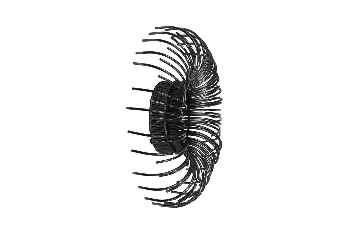 Spiegelset Duke 525 4-Er Set Schwarz - Schwarz, Basics, Metall (38/38/8cm) - Kayoom
