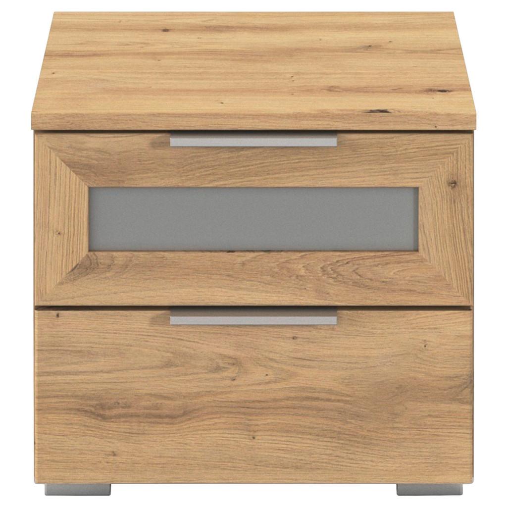 Nachtkästchen Mars 2l-gr Eiche Artisan B: 36 Cm