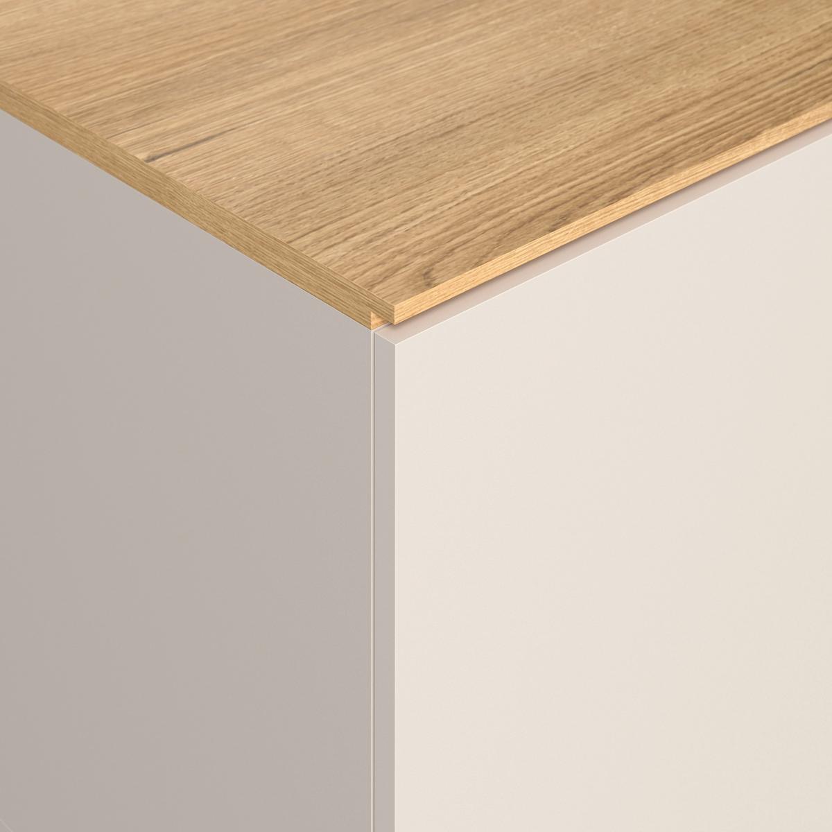 TV-Element King Eichefarben/Kaschmir B: 170cm - Kaschmir/Eichefarben, MODERN, Holzwerkstoff (170/54/40cm)