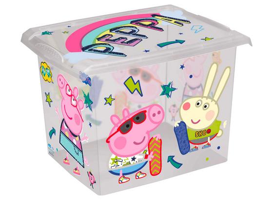 Aufbewahrungsbox Peppa Pig - Transparent, KONVENTIONELL, Kunststoff (39/29/27cm) - Disney Aufbewahrungsbox Peppa Pig - Transparent, KONVENTIONELL, Kunststoff (39/29/27cm) - Disney