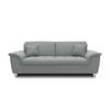 2-sitzer-sofa Mit Kopfteil Verstellbar Franzi Grau - Chromfarben/Grau, KONVENTIONELL, Textil (210/81/105cm) - MID.YOU
