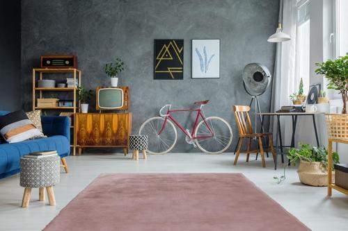 Hochflorteppich Rosa Rabbit 180x280 cm - Rosa, Trend, Textil (180/280cm) - Kayoom