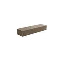 TV závesný diel LANAI 150 - kašmírová, Modern, kompozitné drevo (150/25/40cm)