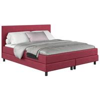 Boxbett mit Topper Andorra 180x200 cm Beere - Beere/Schwarz, MODERN, Holzwerkstoff/Textil (180/200cm) - MID.YOU