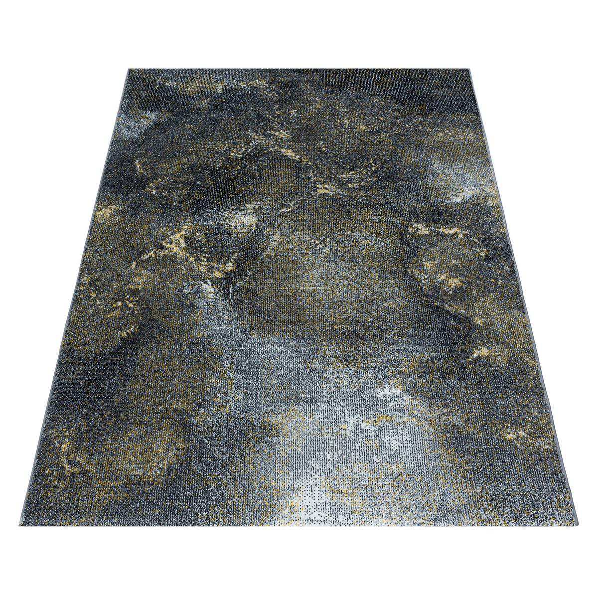 Webteppich Gelb Naturfaser Ottawa 80x150 cm - Gelb, Design, Textil (80/150cm)