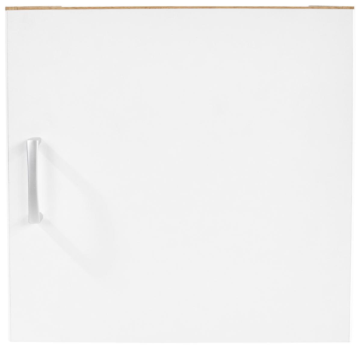 Aufsatzschrank 45cm Tio Weiß/ Kraft Eiche Dekor - Eichefarben/Weiß, KONVENTIONELL, Holzwerkstoff (45/43/37,5cm)