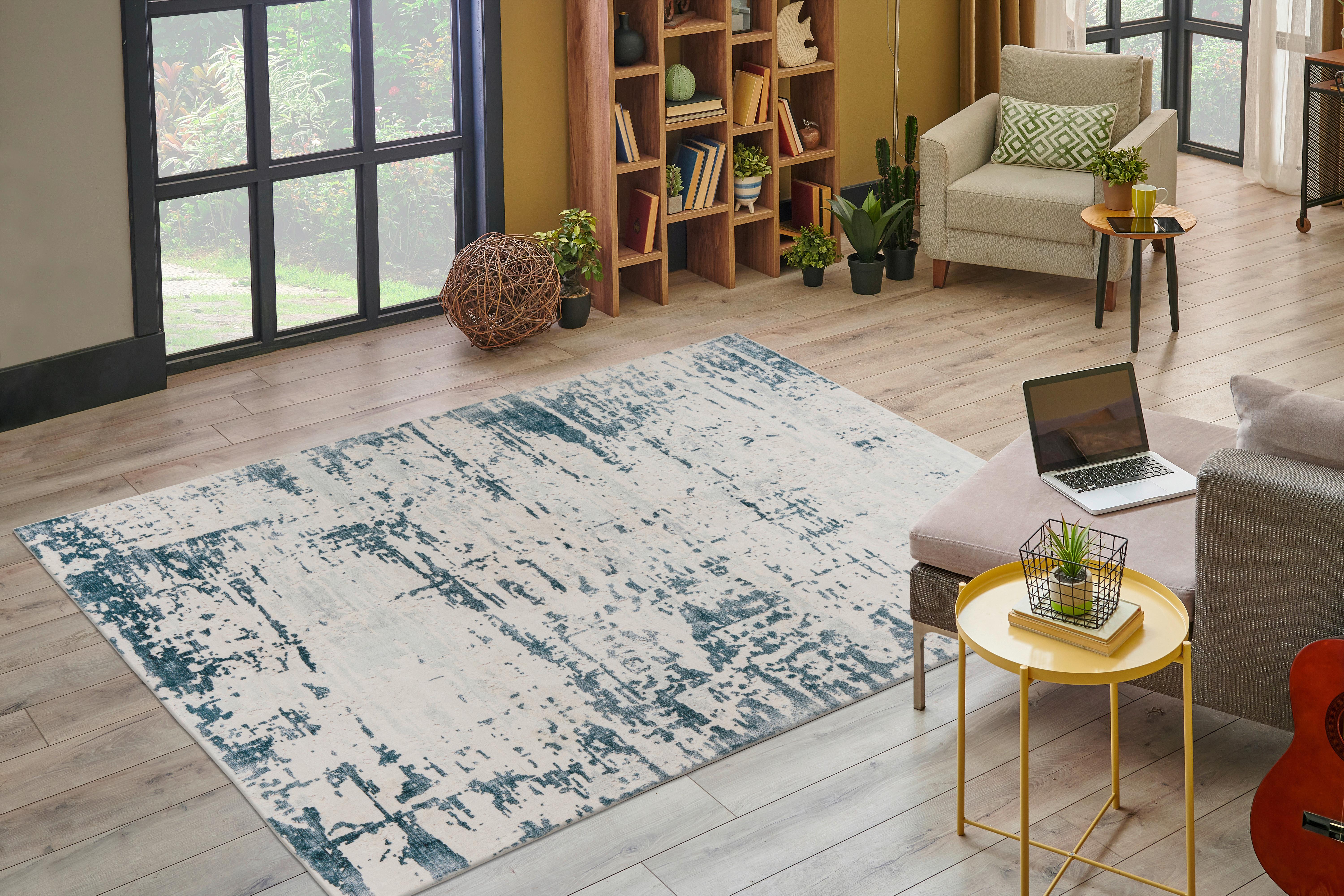 Teppich Ilian 400 80x150 Cm Ilian 400 - Blau, KONVENTIONELL, Textil (80/150cm)