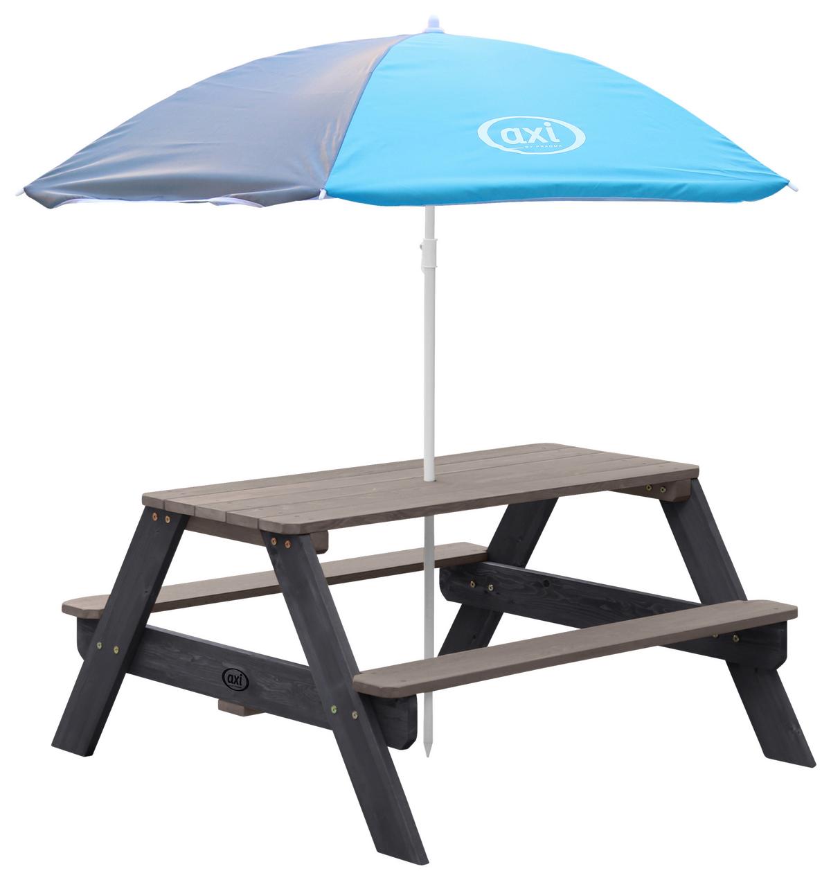 Kinder-gartenset A031.003.05 - Blau/Grau, KONVENTIONELL, Holz (97,7/48,7/95cm) - Ambia Garden