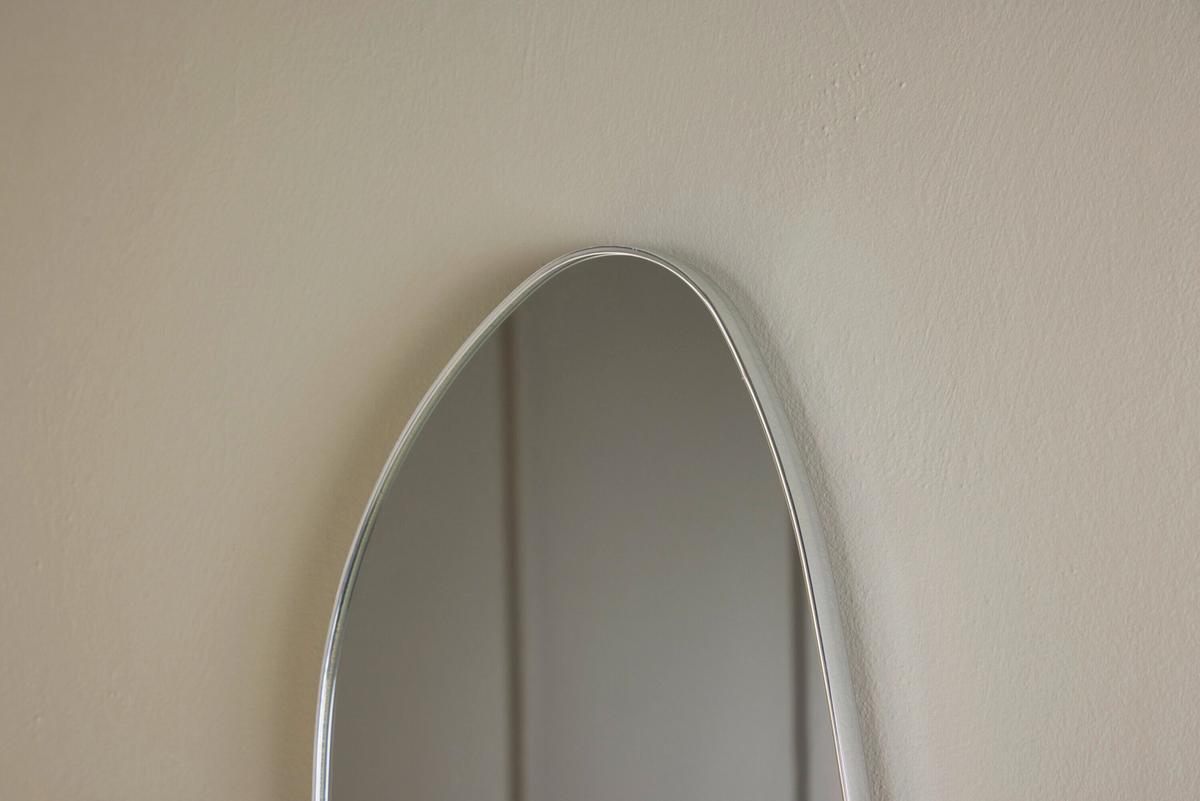 Spiegel Borgholm Silberfarben B: 30 Cm - Silberfarben, MODERN, Glas/Metall (30/55/3cm) - Livetastic