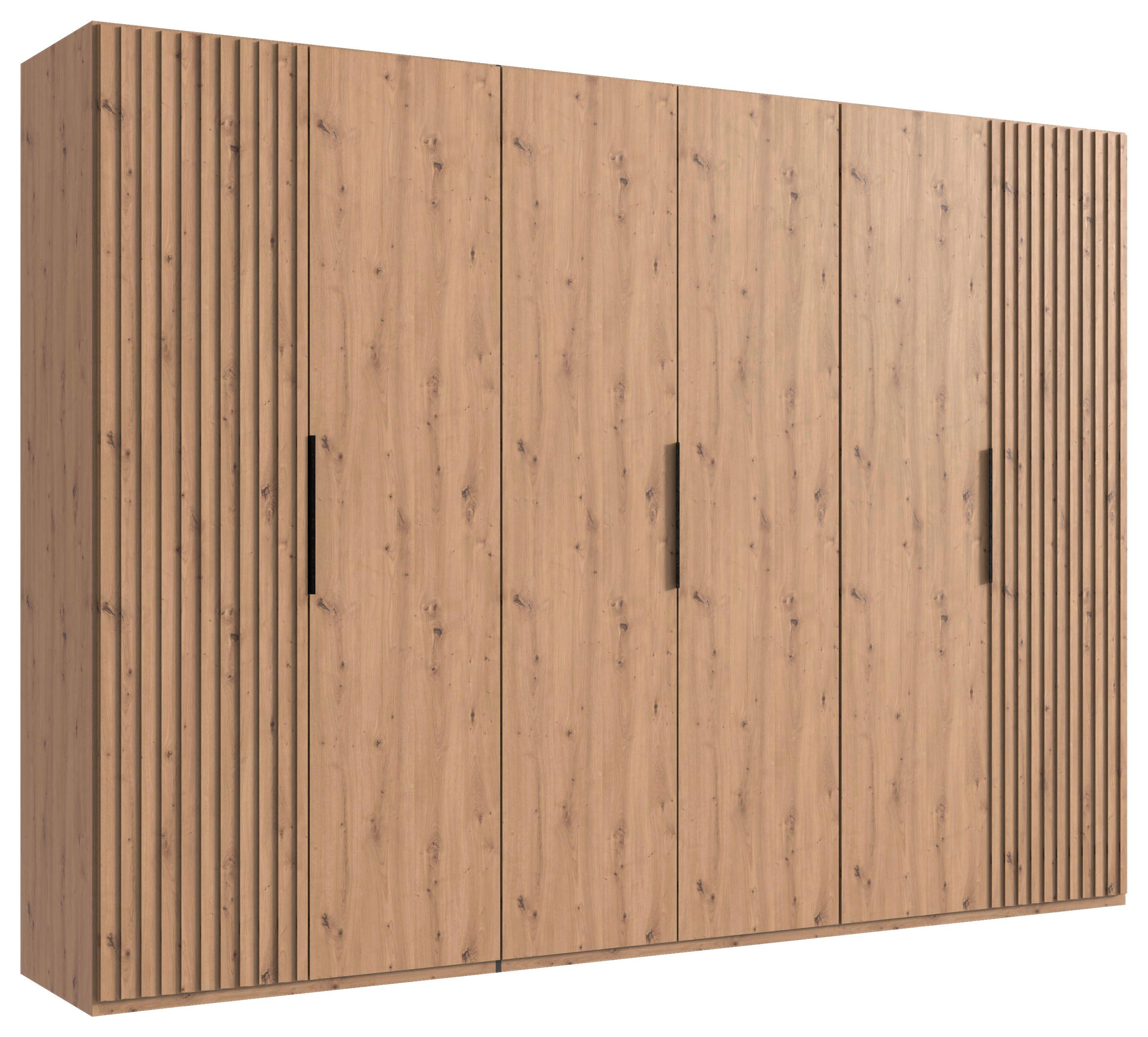 Drehtürenschrank 300 cm Andorra Eiche Artisan - Eiche Artisan, MODERN, Holzwerkstoff (300/216/58cm) - MID.YOU