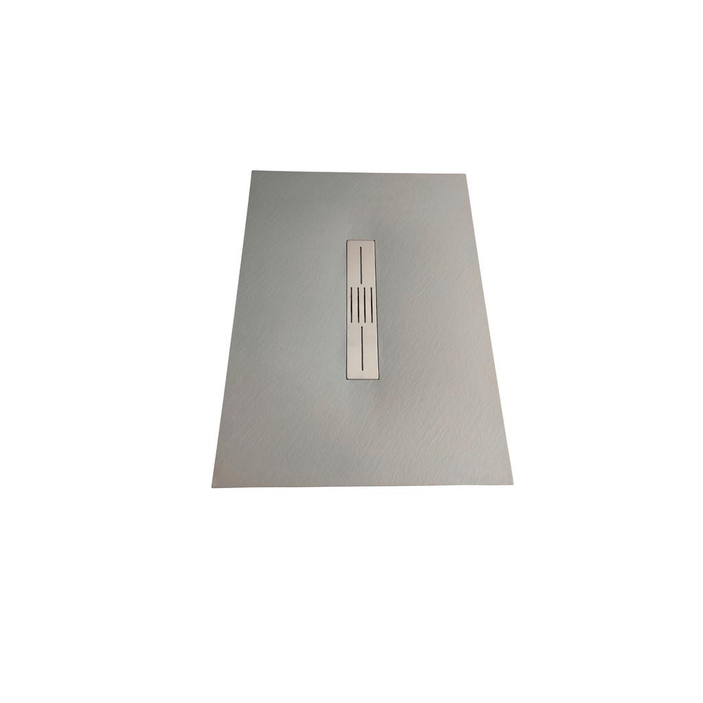 Schneidbare Duschtasse SMC 170x80cm grau