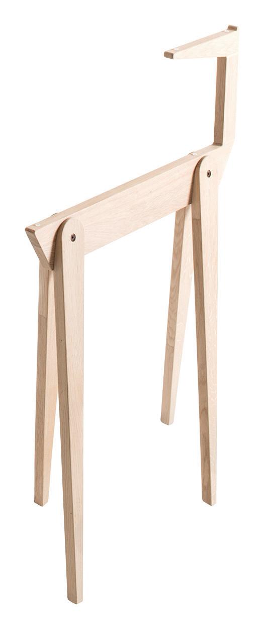 Tischgestell Berliner Bock - Eichefarben, Design, Holz (75/25/98cm) - Sudbrock