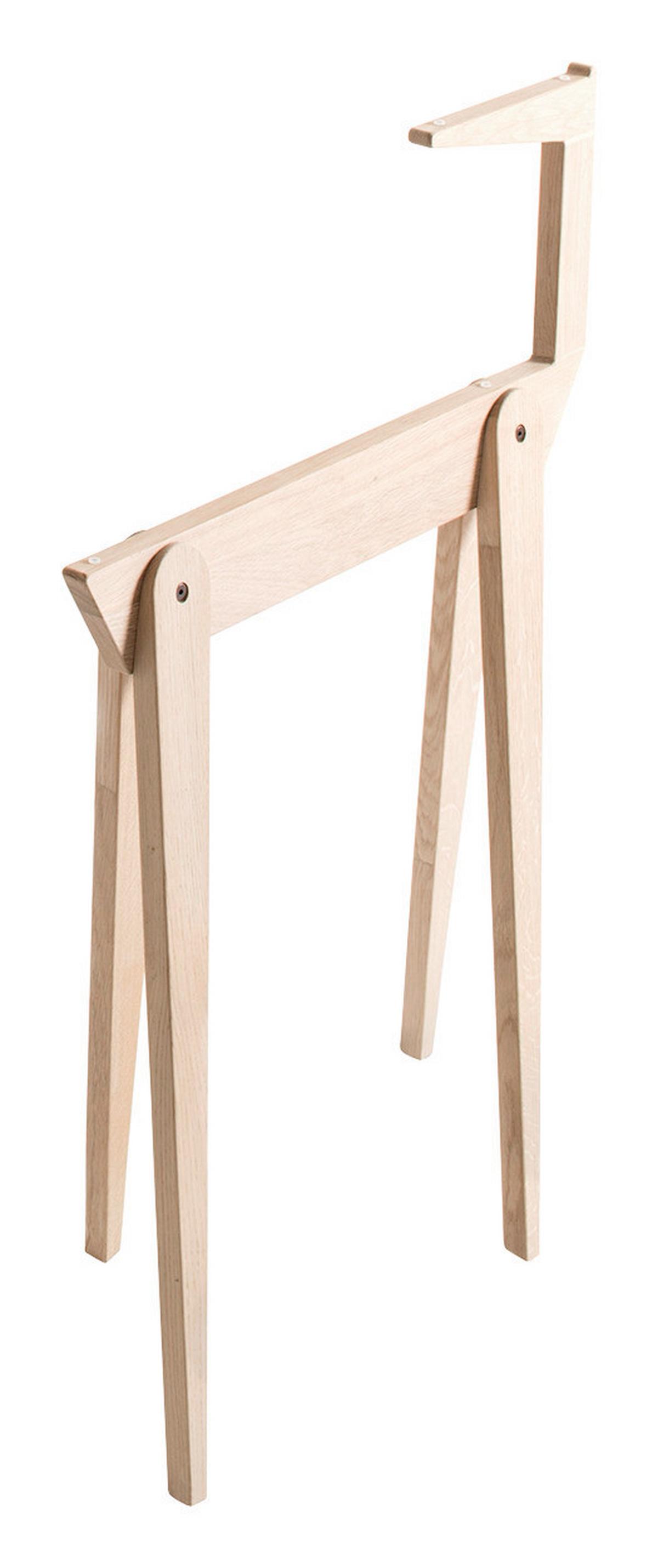 Tischgestell Berliner Bock - Eichefarben, Design, Holz (75/25/98cm) - Sudbrock