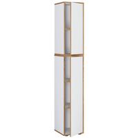 Aktenschrank Salia Weiß, Honigeiche B: 30 cm - Honigeiche/Weiß, Design, Holzwerkstoff (30/183/33cm) - MID.YOU